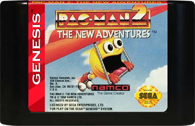 Pac-Man 2: The New Adventures - Cart - Front Image