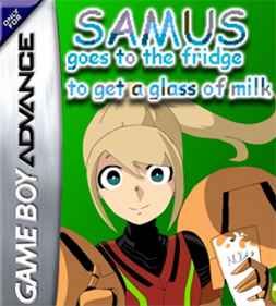 Samus Goes to the Fridge to Get a Glass of Milk