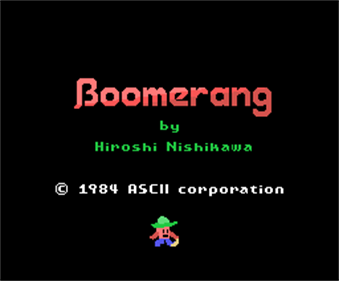 Boomerang - Screenshot - Game Title Image