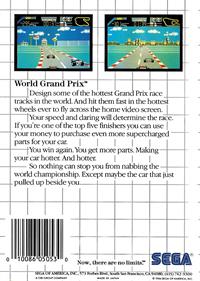 World Grand Prix - Box - Back Image