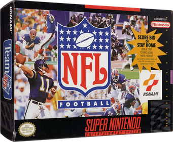 NFL Football - Box - 3D Image