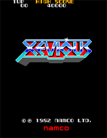 Xevious - Screenshot - Game Title Image