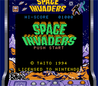 Space Invaders - Screenshot - Game Title Image