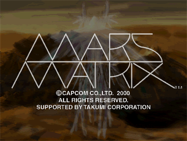 Mars Matrix - Screenshot - Game Title Image