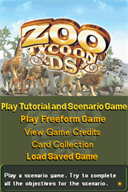 Zoo Tycoon 2 DS Box Shot for DS - GameFAQs