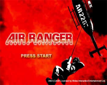 Air Ranger Rescue Helicopter - Screenshot - Game Title Image