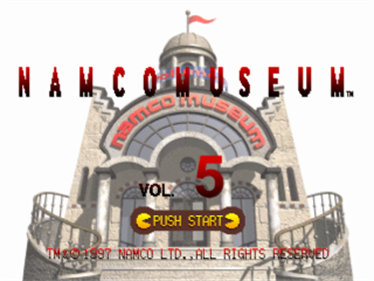 Namco Museum Vol. 5 - Screenshot - Game Title Image