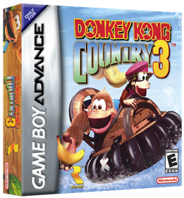 Donkey Kong Country 3 - Box - 3D Image