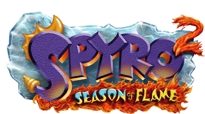 Spyro 2: Season of Flame - Clear Logo