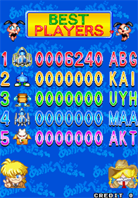 Space Invaders '95: The Attack of Lunar Loonies - Screenshot - High Scores Image