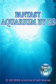 Fantasy Aquarium by DS - Screenshot - Game Title Image