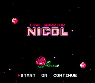 Ai Senshi Nicol - Screenshot - Game Title Image