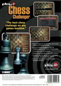 Chess Challenger - Box - Back Image