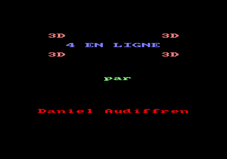 3D-4 En Ligne-3D
