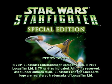 Star Wars: Starfighter Special Edition - Screenshot - Game Title Image