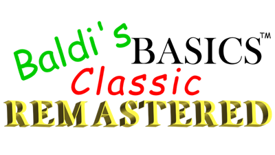 Baldi's Basics Classic Remastered - Clear Logo Image