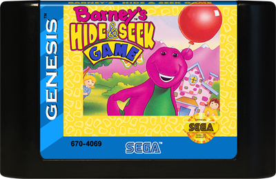 Barney's Hide & Seek Game - Cart - Front Image