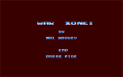 War Zone II - Screenshot - Game Title Image