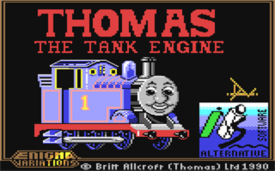 Thomas The Tank Engine's Fun With Words - Screenshot - Game Title Image