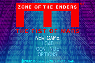 Zone of the Enders: The Fist of Mars - Screenshot - Game Title Image