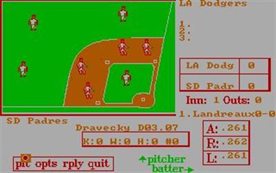 Digital League Baseball - Screenshot - Gameplay Image