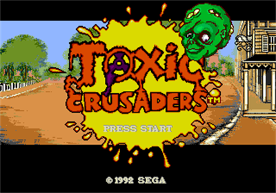 Toxic Crusaders - Screenshot - Game Title Image