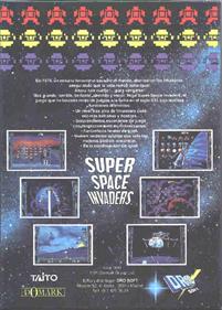 Taito's Super Space Invaders  - Box - Back Image