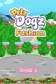 Petz Dogz Fashion - Screenshot - Game Title Image