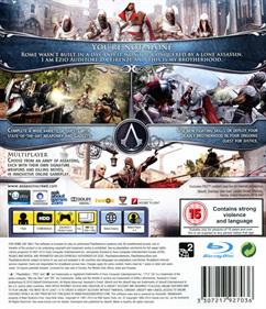 Assassin's Creed: Brotherhood - Box - Back Image