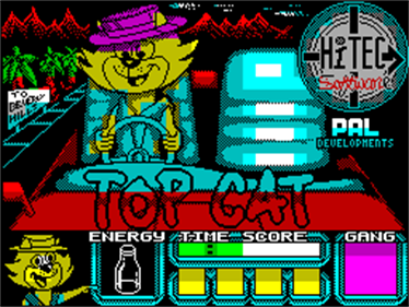 Top Cat Starring in Beverly Hills Cats - Screenshot - Game Title Image