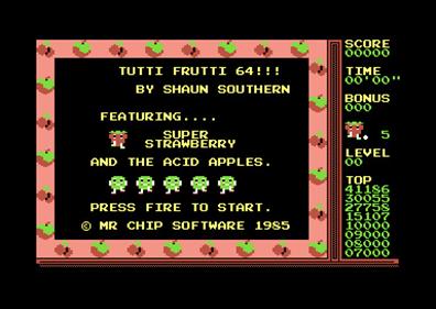 Tutti Frutti 64 - Screenshot - Game Title Image