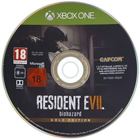 Resident Evil VII: Biohazard: Gold Edition - Disc Image