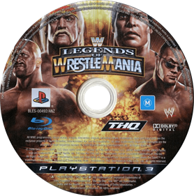 WWE Legends of Wrestlemania - Disc Image