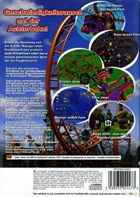 Theme Park: Roller Coaster - Box - Back Image
