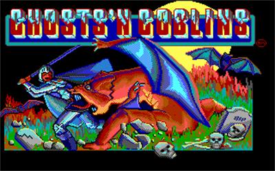 Ghosts 'n Goblins - Screenshot - Game Title Image