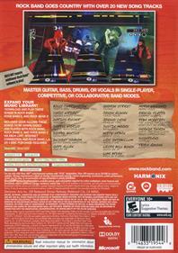 Rock Band: Country Track Pack 2 - Box - Back Image