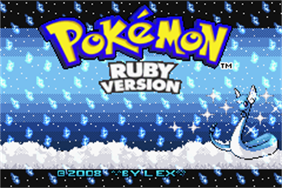 Pokémon Dark Blue - Screenshot - Game Title Image