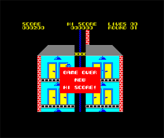 Elevator Action - Screenshot - Game Over Image