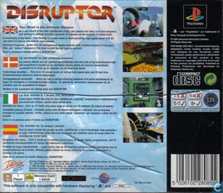 Disruptor - Box - Back Image
