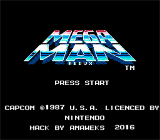 Mega Man Redux - Screenshot - Game Title Image