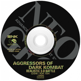 Aggressors of Dark Kombat - Disc Image