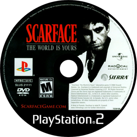 Scarface: The World Is Yours - Disc Image