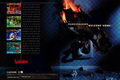 Darkstalkers: The Night Warriors - Advertisement Flyer - Front Image