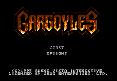 Gargoyles - Screenshot - Game Title Image
