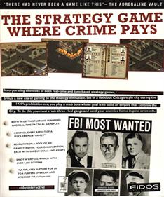 Gangsters: Organized Crime - Box - Back Image