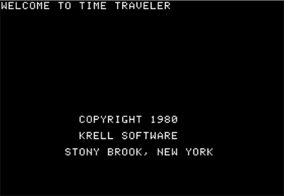 Time Traveller - Screenshot - Game Title Image