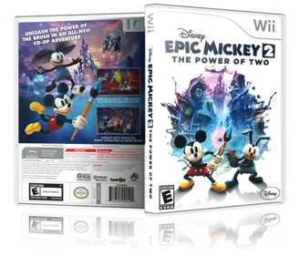 Disney Epic Mickey 2: The Power of Two - Box - 3D Image