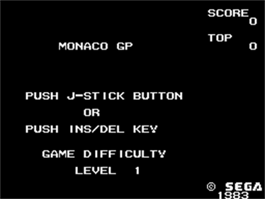 Monaco GP - Screenshot - Game Title Image