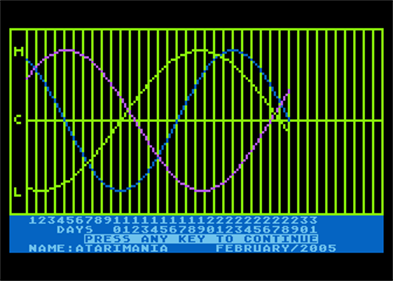 BASIC Biorhythms - Screenshot - Gameplay Image