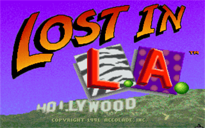 Les Manley in: Lost In L.A. - Screenshot - Game Title Image